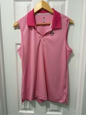 Hudson Bay golf Canada  sleeveless women’s  polo shirt large